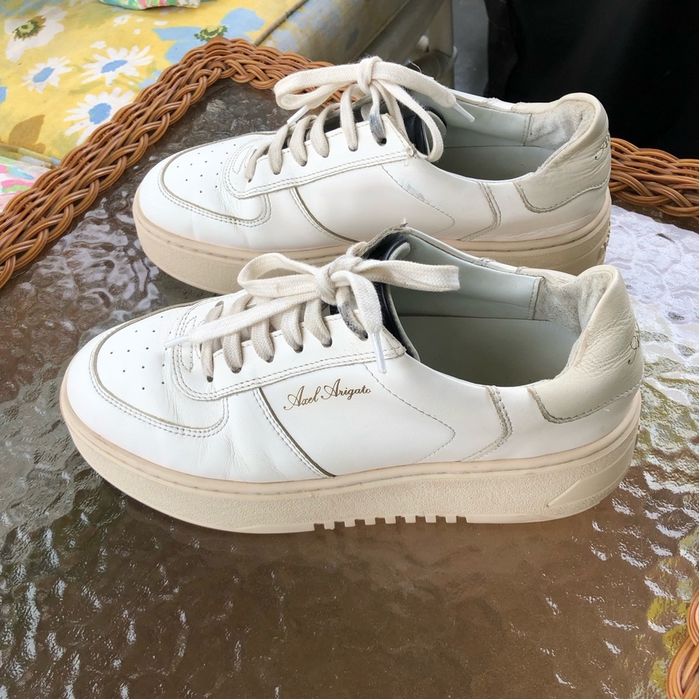Axel Arigato Orbit Platform Sneakers White Beige EU 39 Men’s 7 Women’s 8.5